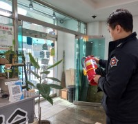 계룡시, 설 명절 대비 상점가 화재예방 합동 점검