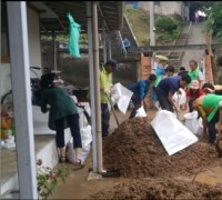 충남 자율방재단연합회, 울산 태풍 피해복구 지원